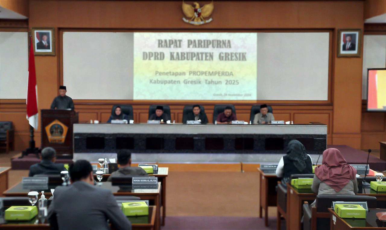 DPRD dan Pemkab Gresik Sepakat Bahas 12 Raperda Tahun 2025