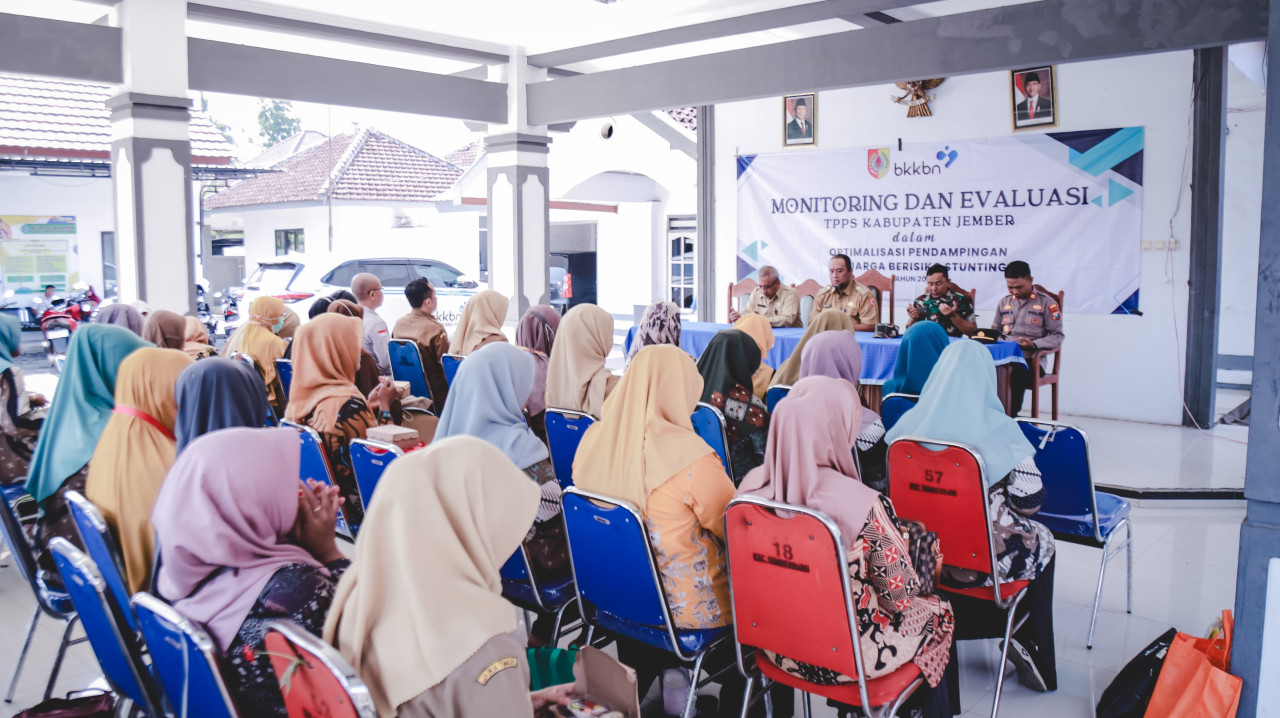 Monev TPPS optimalisasi pendampingan keluarga berisiko stunting. (Foto: Diskominfo/jatimnow.com)