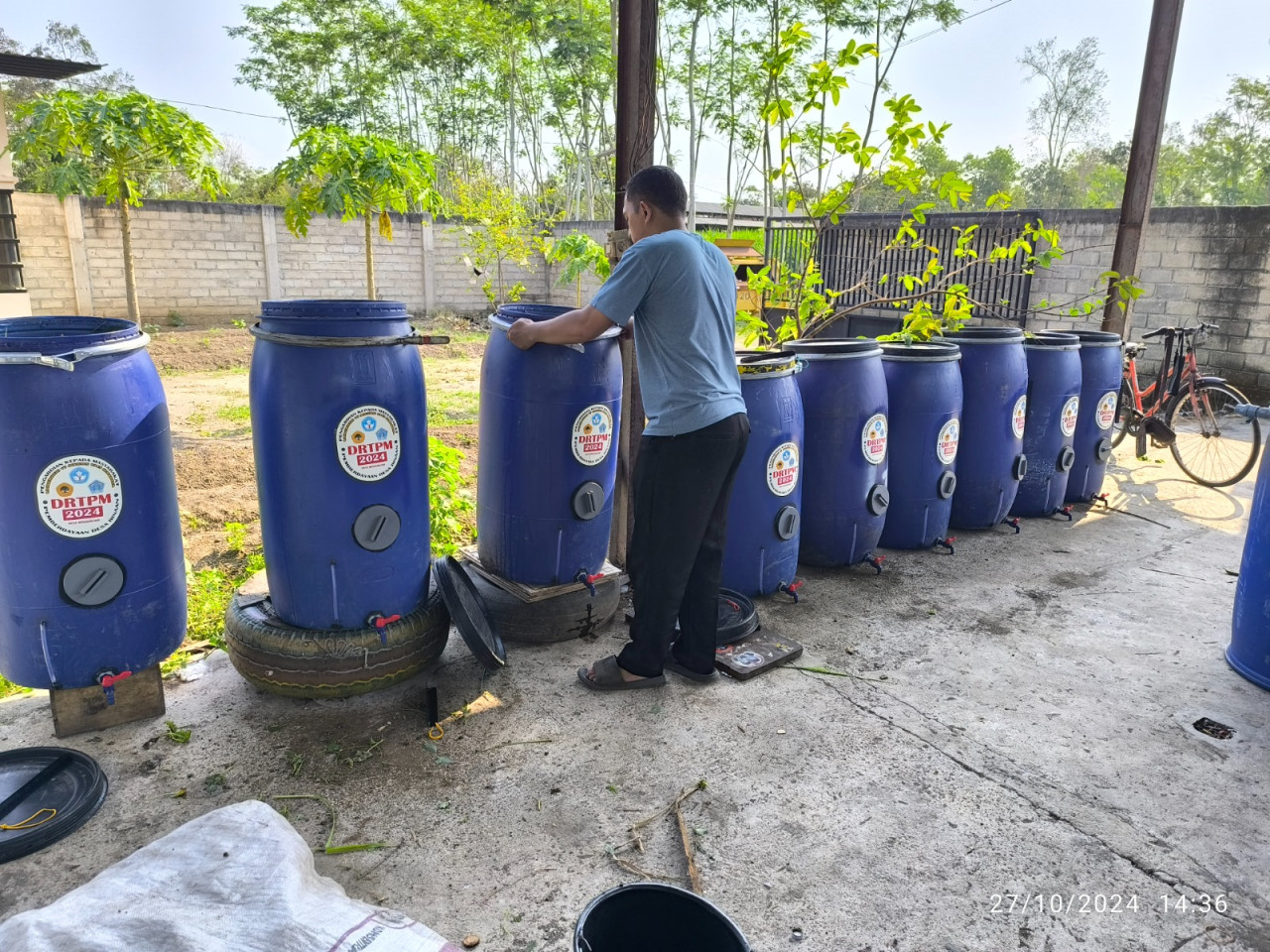 Tempat pengolahan sampah. (FotoL Dije for jatimnow.com)