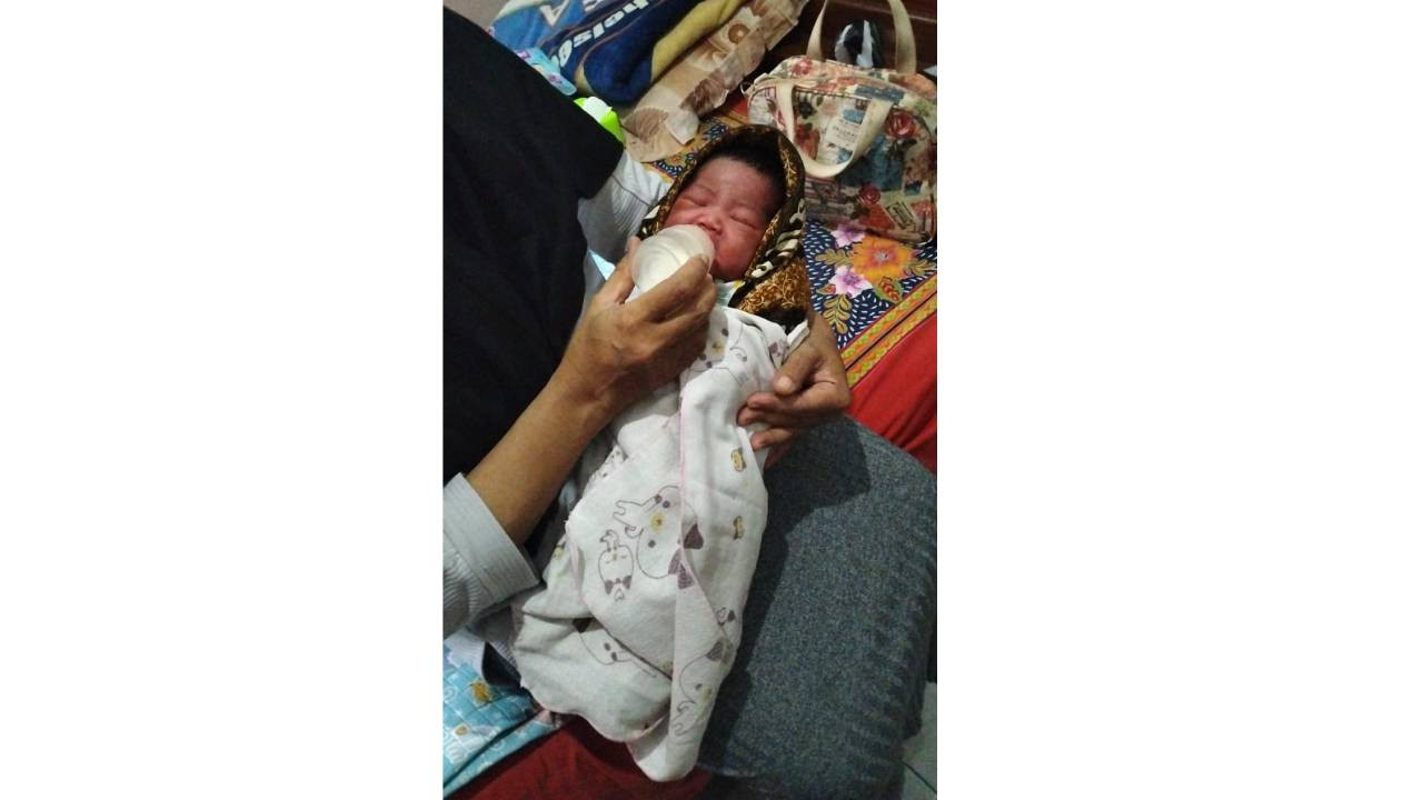 Bayi yang ditemukan oleh warga di Trenggalek. (Foto: Bramanta Pamungkas/jatimnow.com)