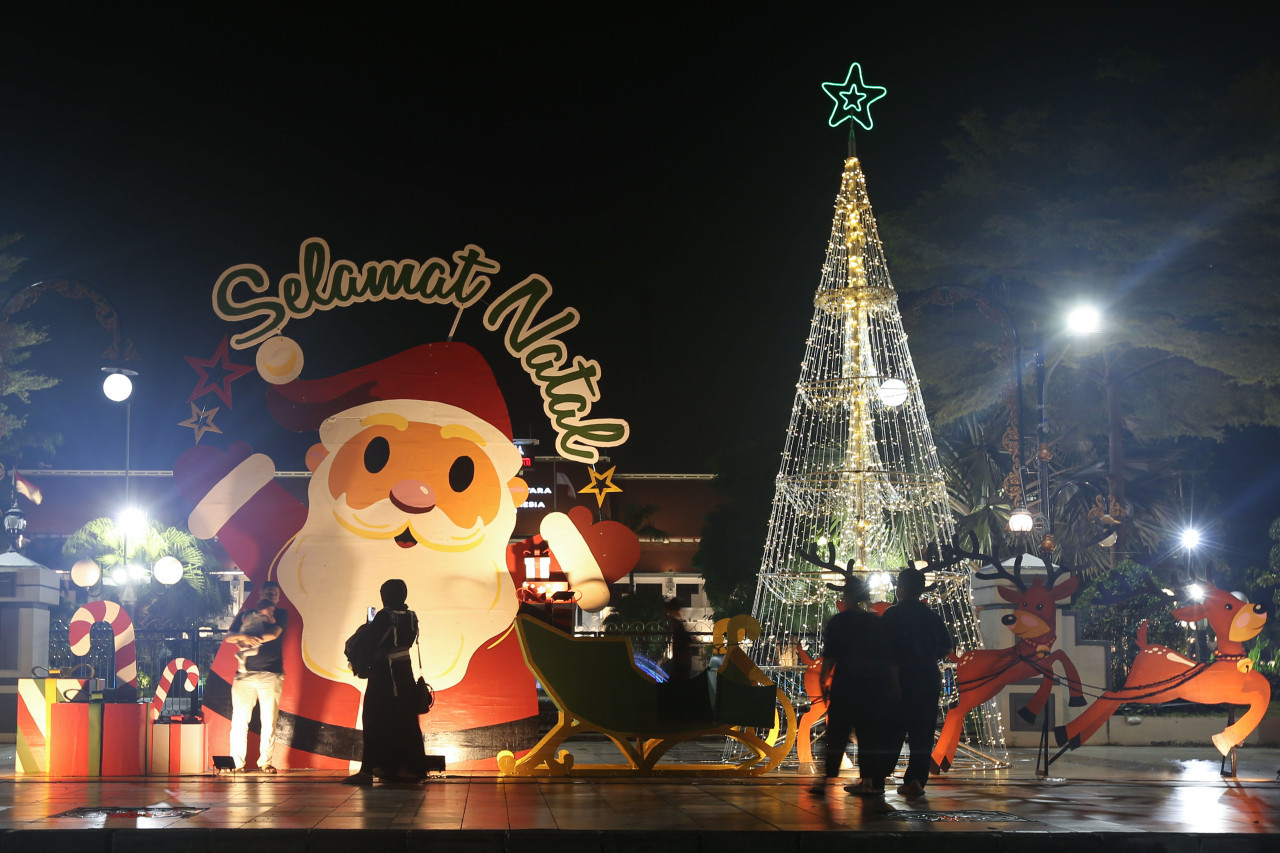 Suasana Natal di Surabaya (ilustrasi/jatimnow.com)