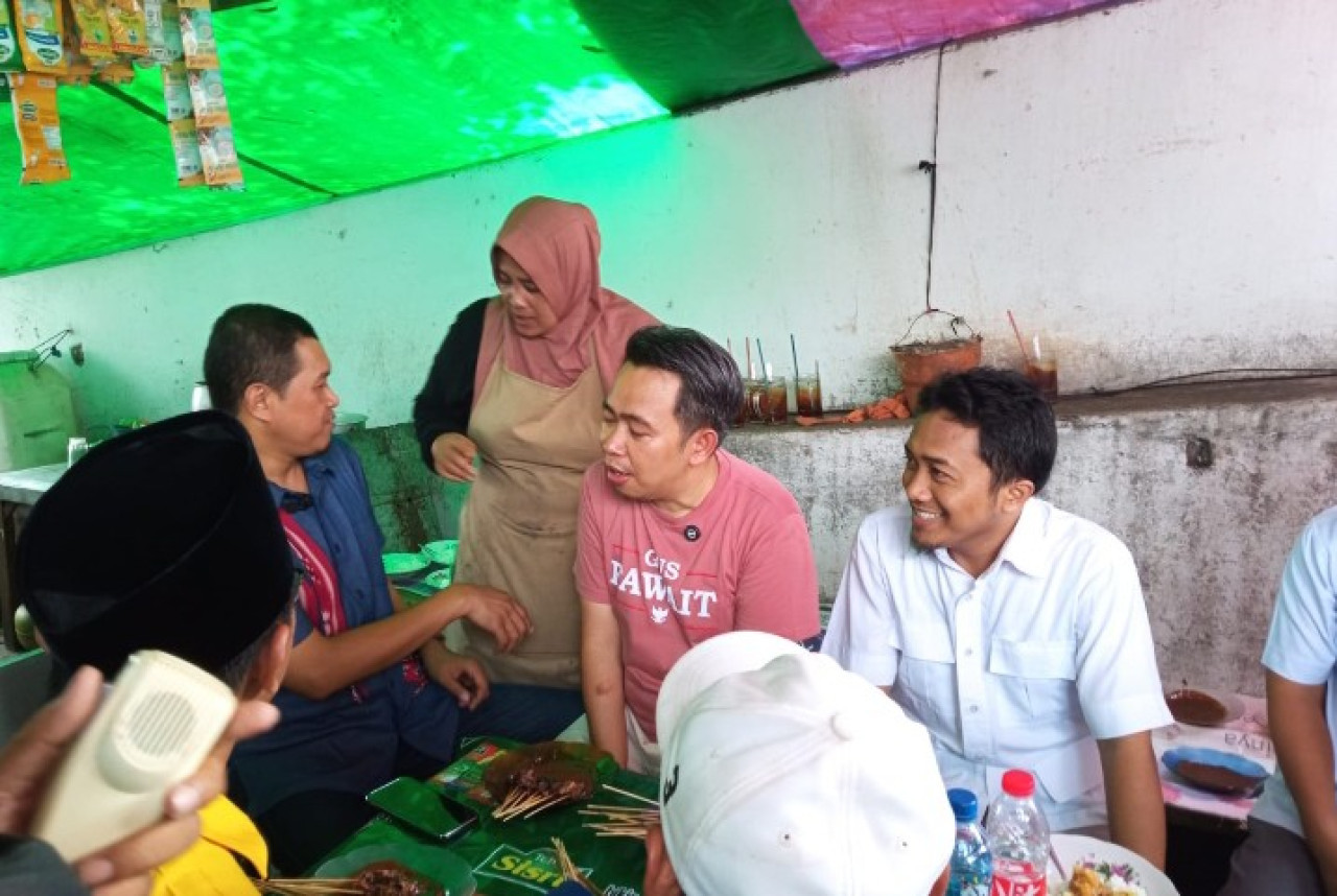 Gus Fawait saat blusukan ke Pasar Tanjung beberapa waktu lalu. (Foto: dok. jatimnow.com)