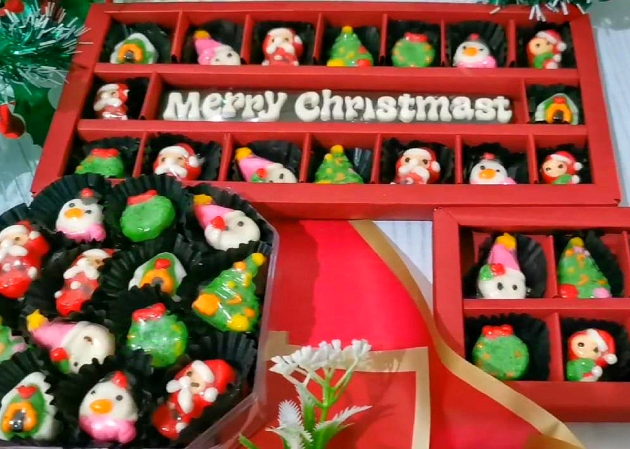 Hampers Coklat Karakter Bikinan Guru SD di Sidoarjo, Laris Manis jelang Nataru