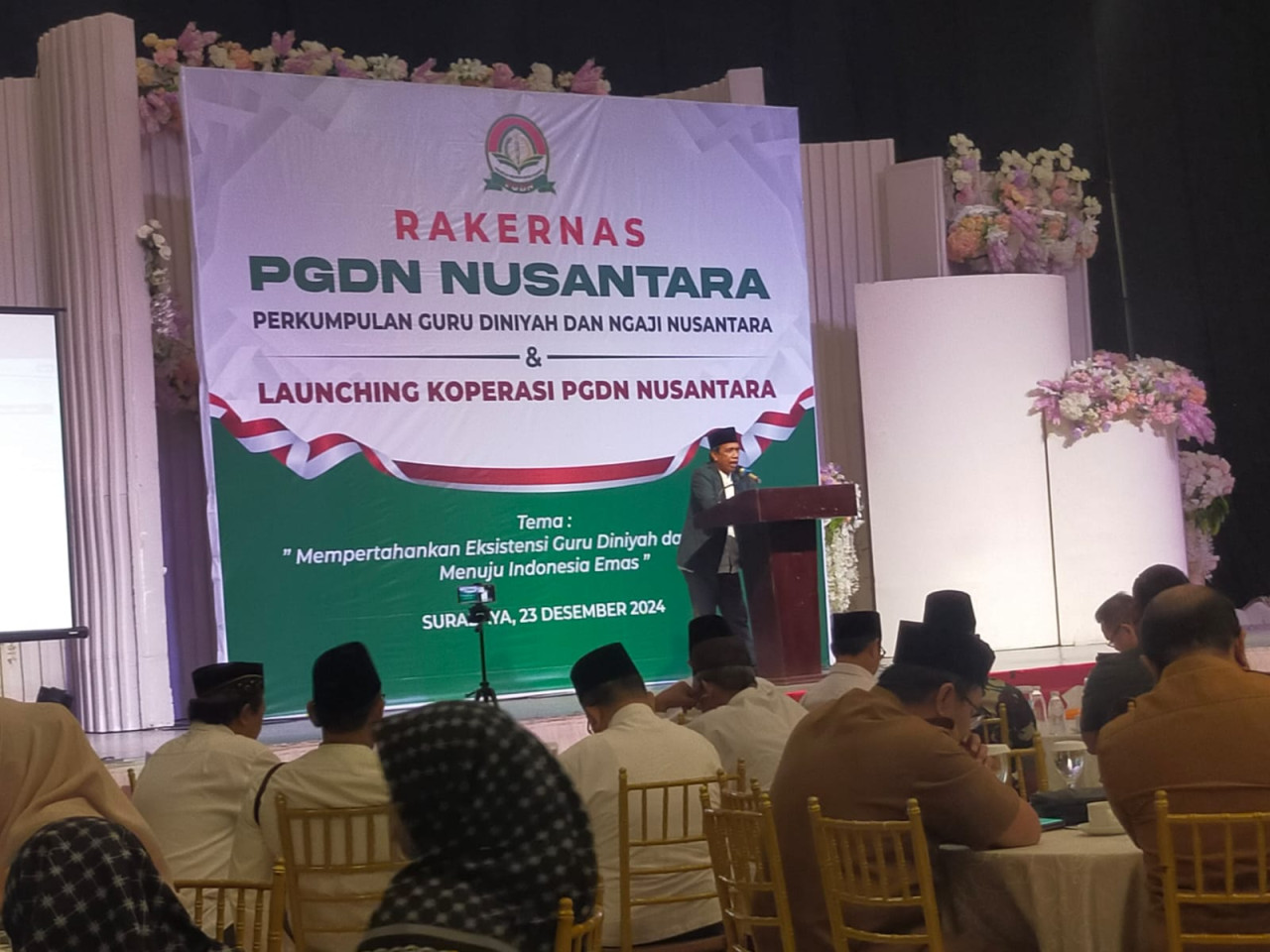 Suasana rakernas PGDN Nusantara di Surabaya (foto: Ni'am/jatimnow.com)