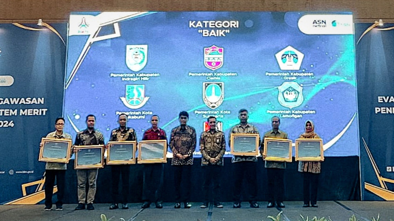 Pemkab Gresik Kembali Raih Predikat Baik 2 Tahun Berturut-turut