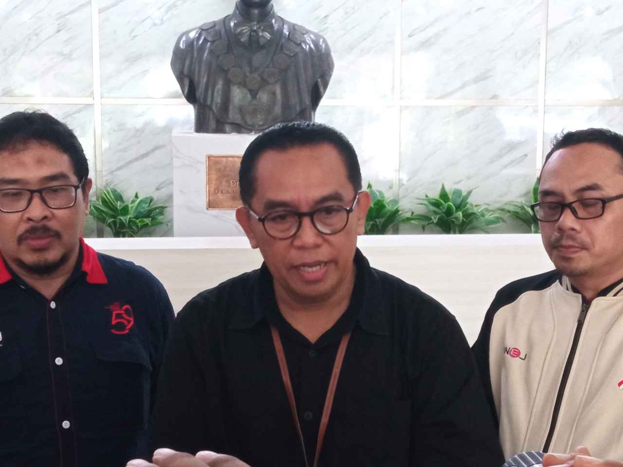 Konferensi pers Unej perihal mahasiswa tewas (Foto: Sugianto/jatimnow.com)