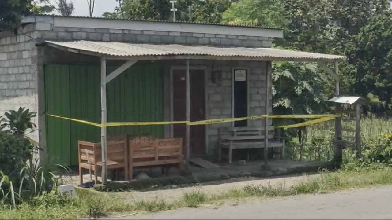 Rumah korban keracunan di Kediri. (Foto: Yanuar Dedy/jatimnow.com)