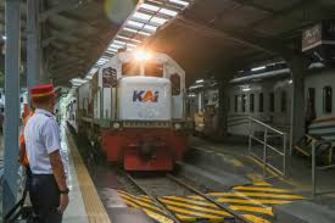 Ilustrasi kereta api. (dok. jatimnow.com)