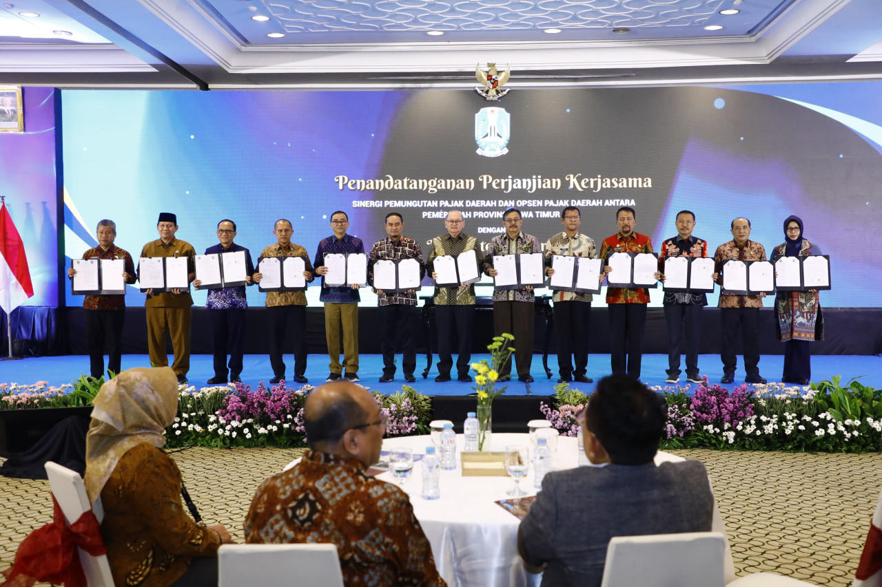 Pemprov dan Pemkab se-Jatim Sepakat Kelola Pajak Daerah Bersama
