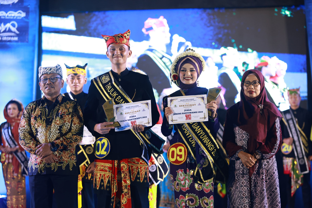Pasangan Jebeng Maia - Thulik Ken 2024. (Foto: Humas Pemkab Banyuwangi for jatimnow.com)