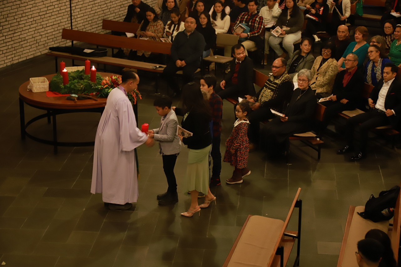 Perayaan Natal KJRI bersama 500 WNI dan diaspora Indonesia di Hamburg Jerman.  (Foto: KJRI di Hamburg for jatimnow.com)