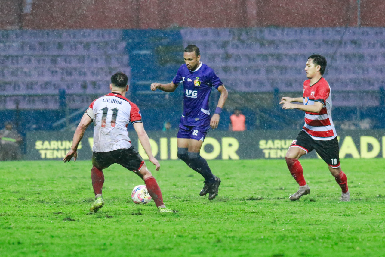Persik Kediri saat menjamu Madura United di Brawijaya. (Foto: Persik Kediri/jatimnow.com)