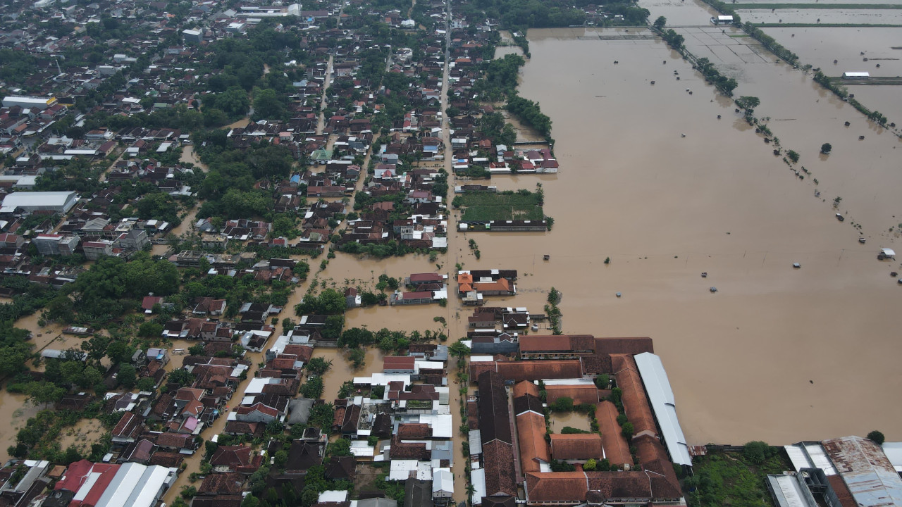 Kondisi Ponorogo dikepung banjir. (Foto: BPBD Ponorogo)