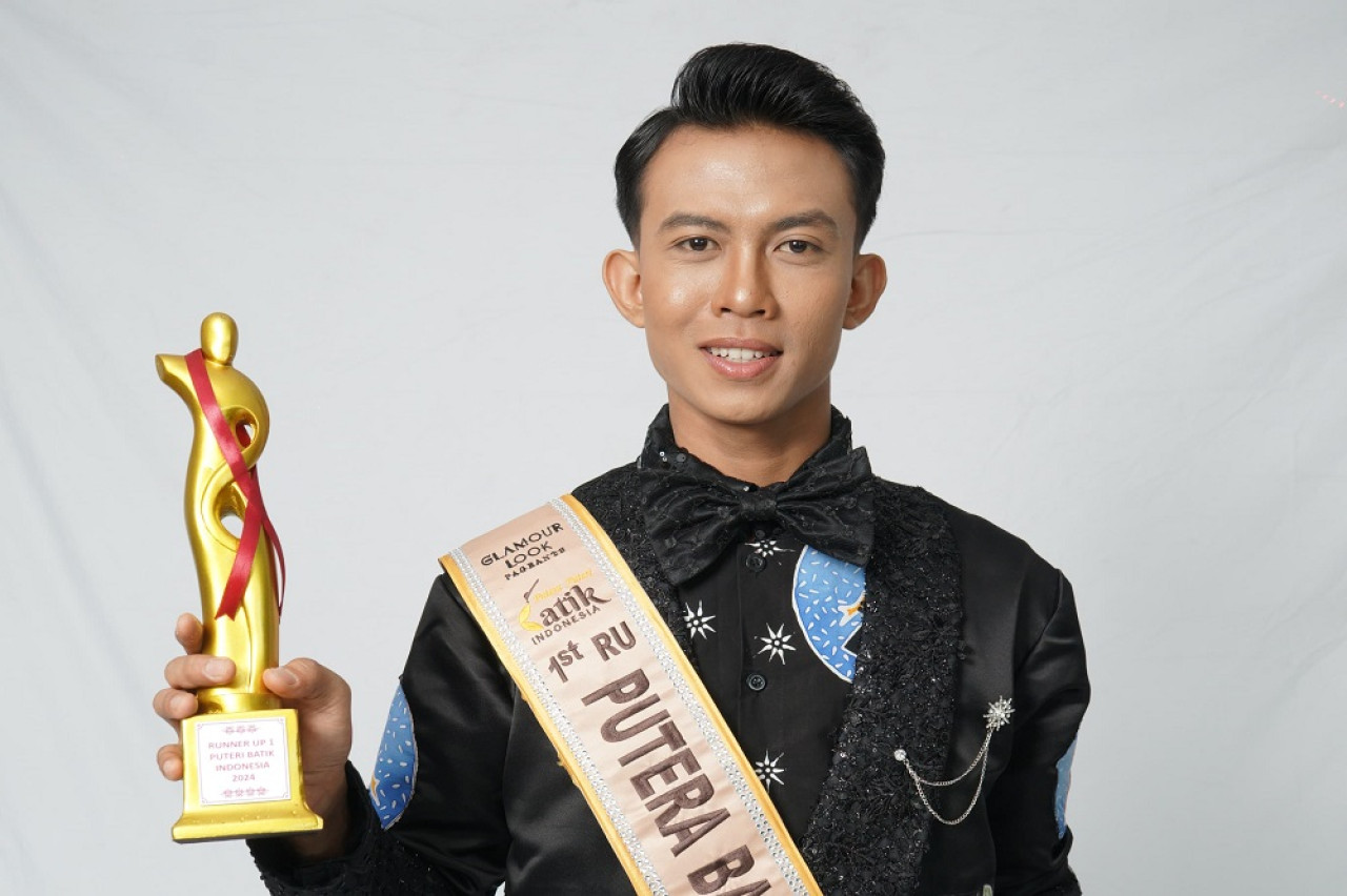 Tri Rahmat Subagio berhasil menjadi Duta Batik Indonesia 2024. (Foto: Humas Pemkab Tuban)