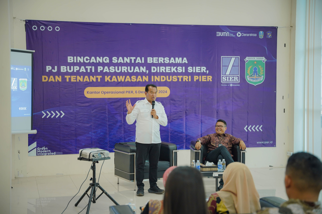 Bincang Santai Bersama Pj Bupati Pasuruan, Direksi PT SIER dan Tenant Kawasan Industri PIER (foto: Humas SIER for jatimnow.com)