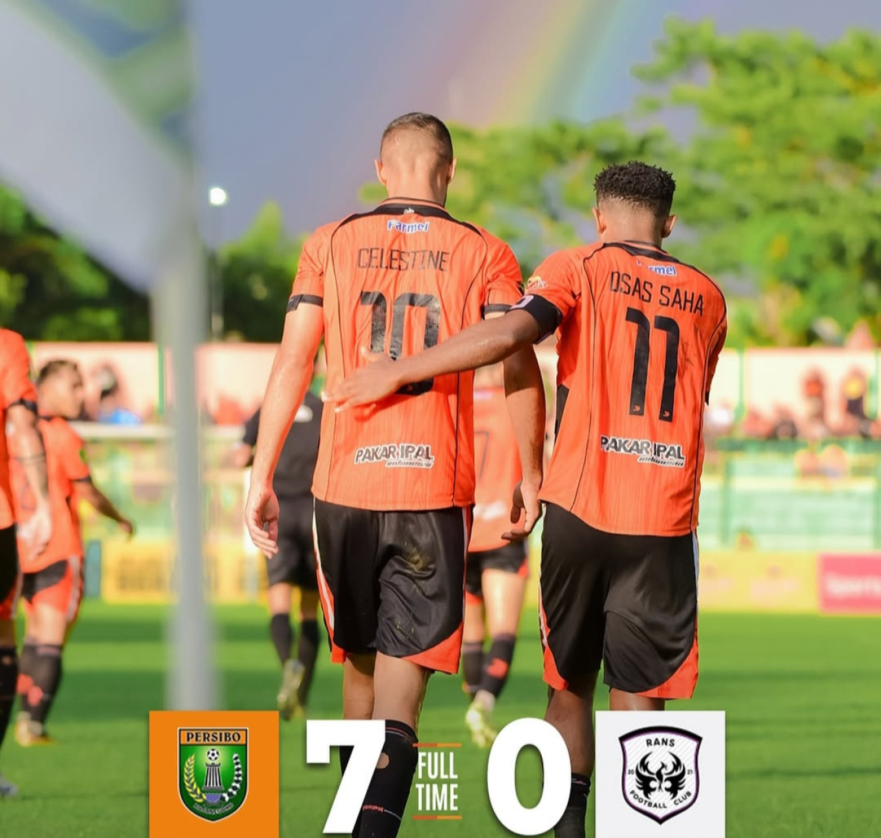 Pertandingan Persibo vs RANS Nusantara FC. (Foto: Munir/jatimnow.com)