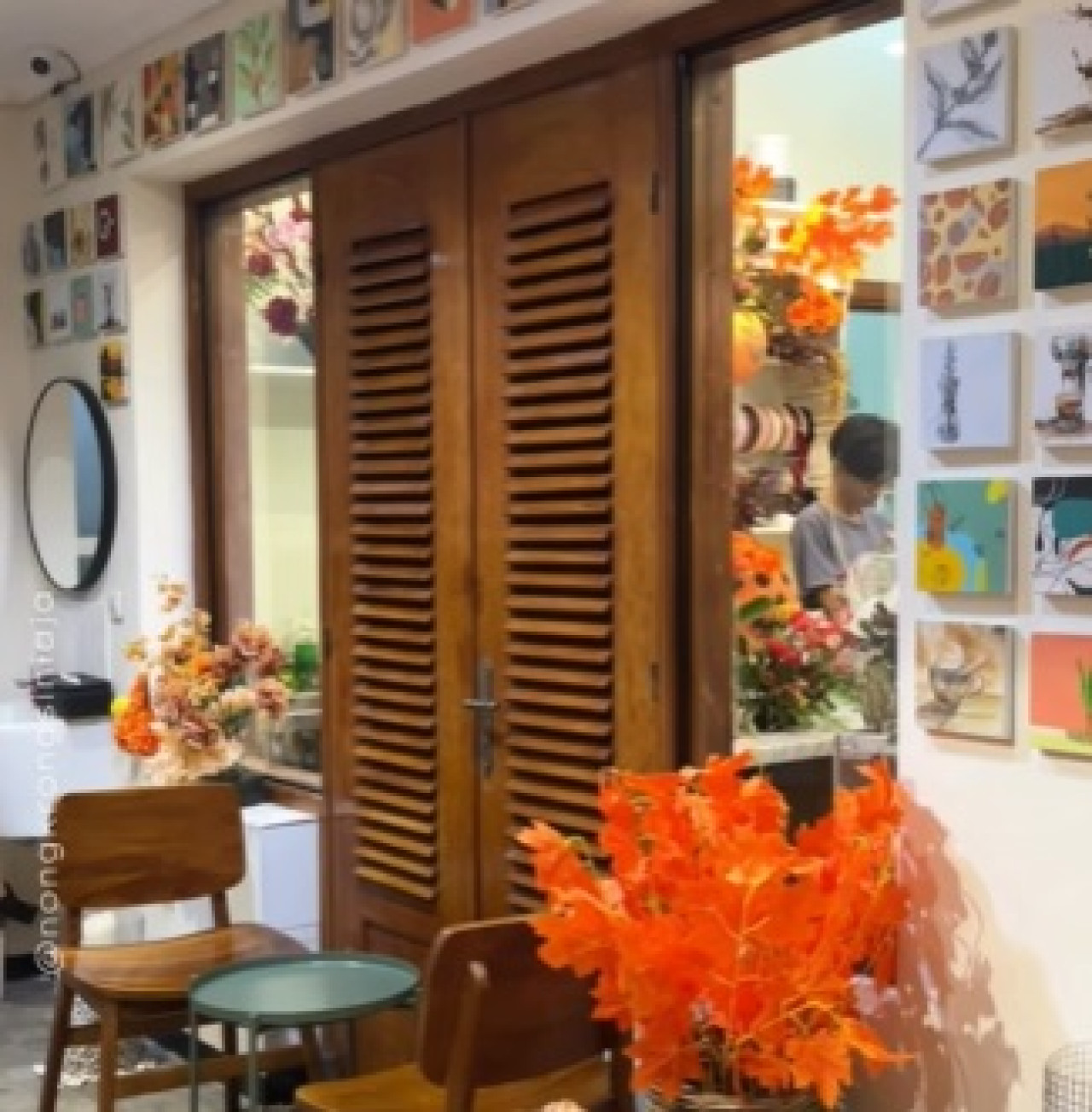 Salah satu sudut di Amy Coffee and Tea. (Foto: tangkapan layar akun Instagram for jatimnow.com)