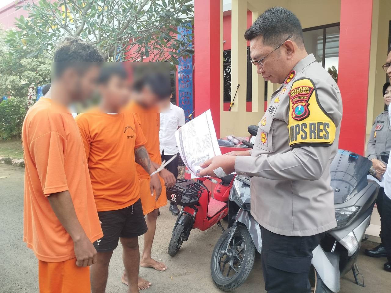 3 Bandit di Bangkalan Gasak Motor, Salah Satu Pelaku Pelajar SMA