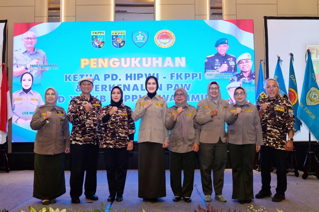 Lita Machfud Arifin Nahkodai PD HIPWI FKPPI Jatim