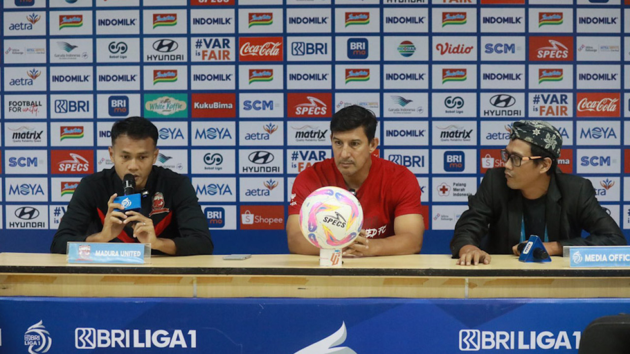 Siaran pers Madura United. (Foto: LIB for jatimnow.com)
