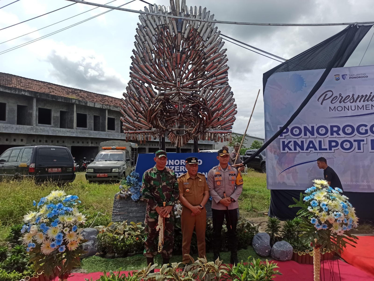 Ketika 518 Knalpot Brong jadi Monumen di Ponorogo
