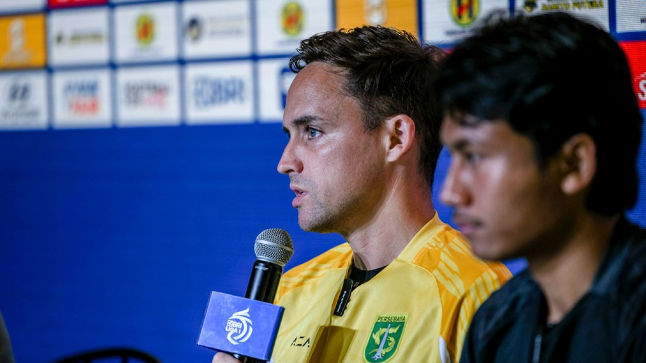 Pelatih Persebaya Paul Munster. (Foto: LIB for jatimnow.com)
