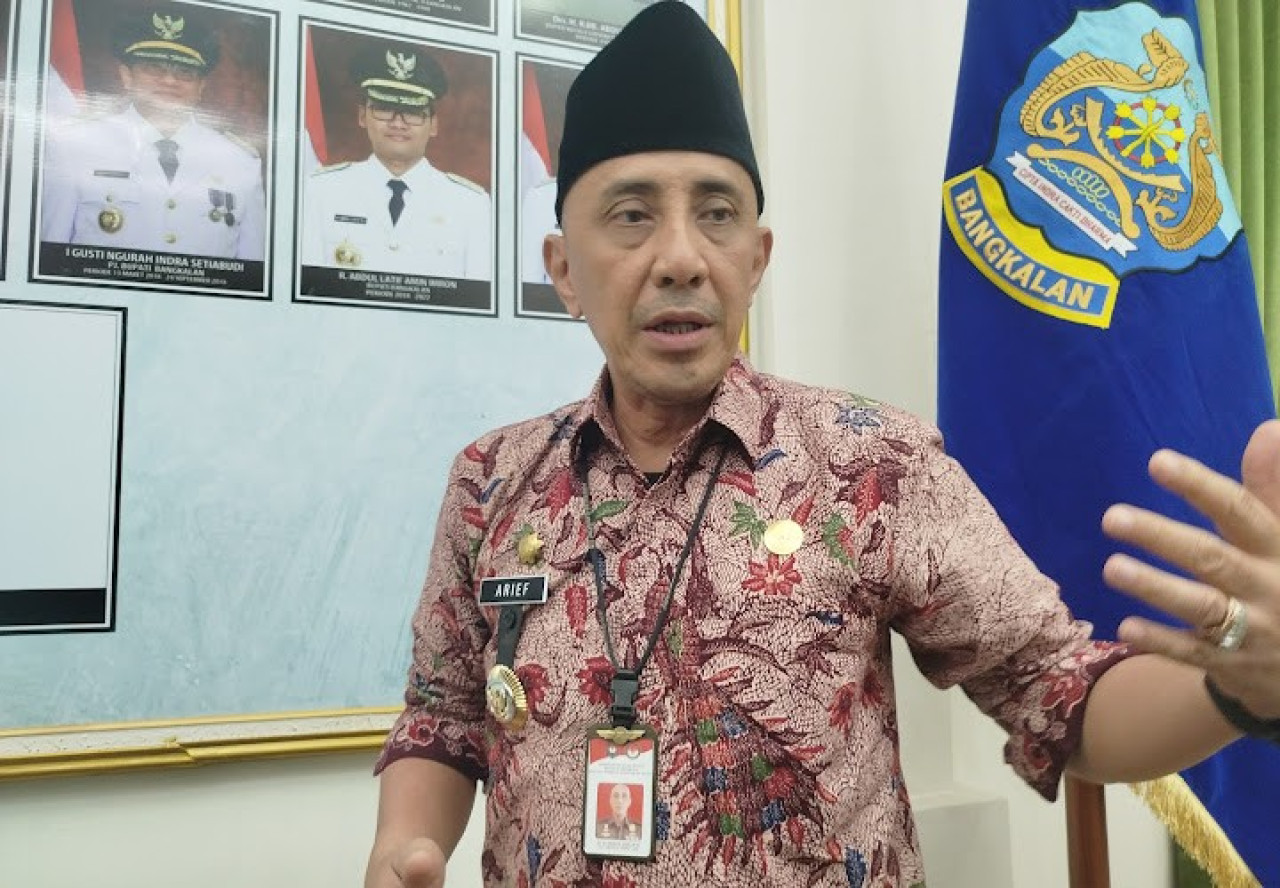 Pj Bupati Bangkalan, Arief M Edie. (Foto: Fathor Rahman/jatimnow.com)