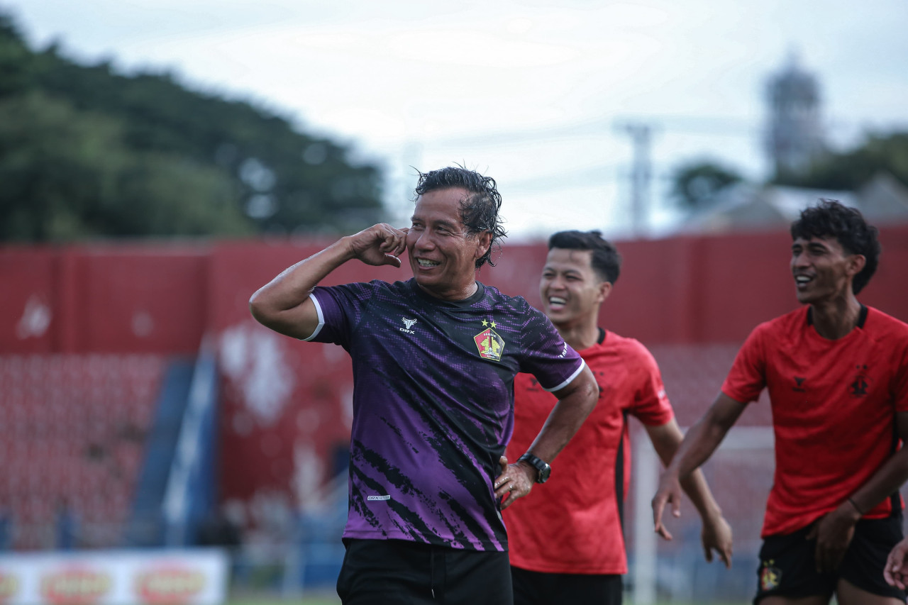 Potret Alfiat saat menukangi Persik Kediri. (Foto: Persik Kediri/jatimnow.com)