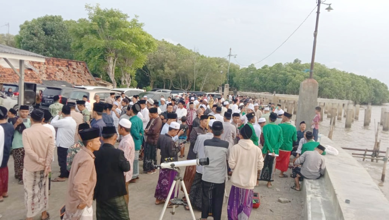 Pantauan Hilal di Bangkalan Temui Kendala