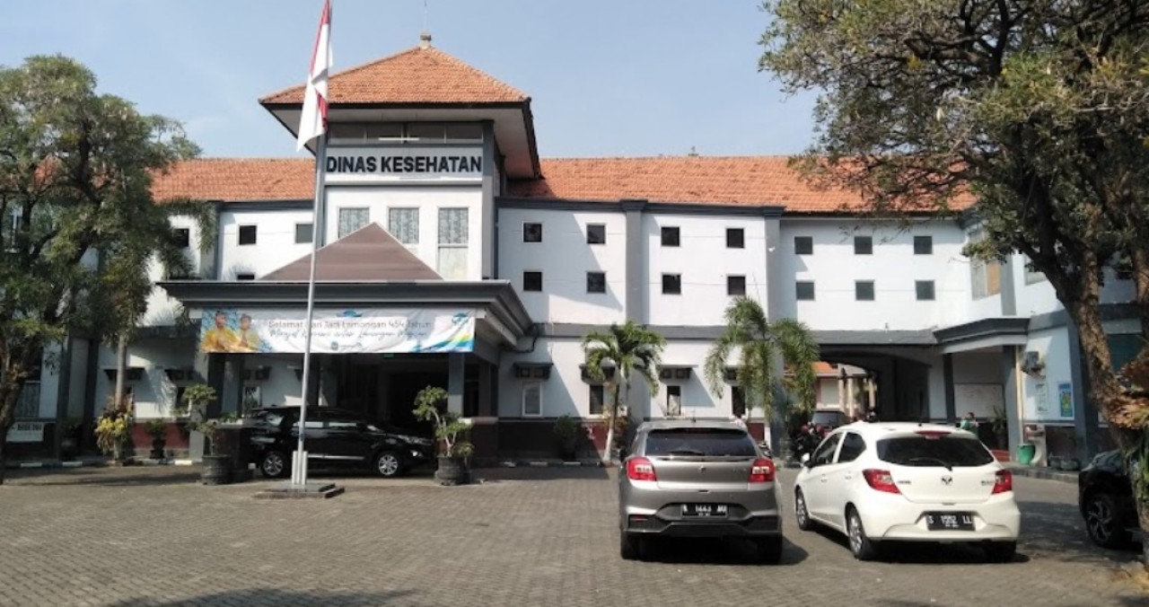 Kantor Dinas Kesehatan Lamongan. (Foto : Adyad Ammy Iffansah/jatimnow.com)