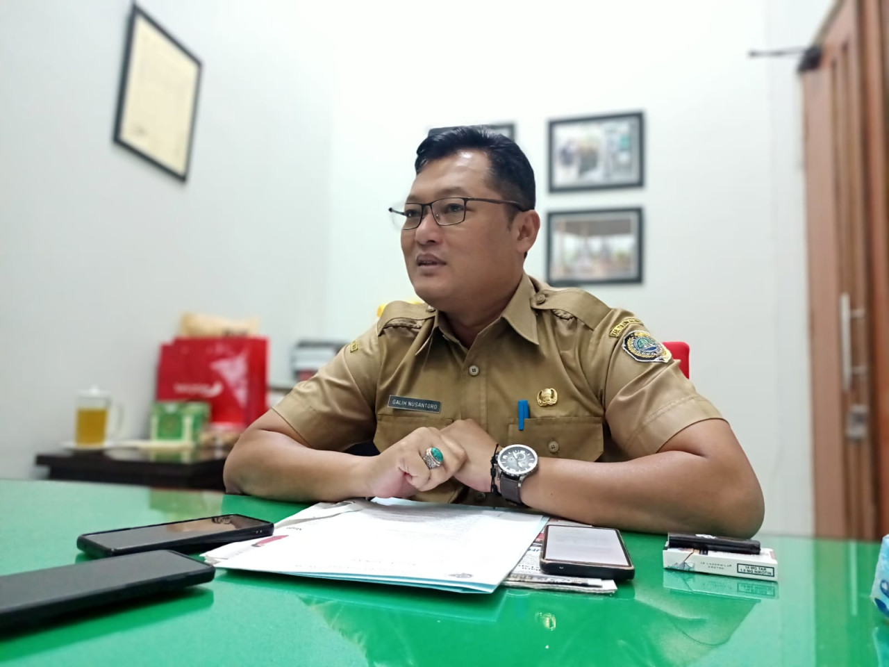 Kepala BPKAD Tulungagung, Galih Nusatoro. (Foto: Bramanta Pamungkas/jatimnow.com)