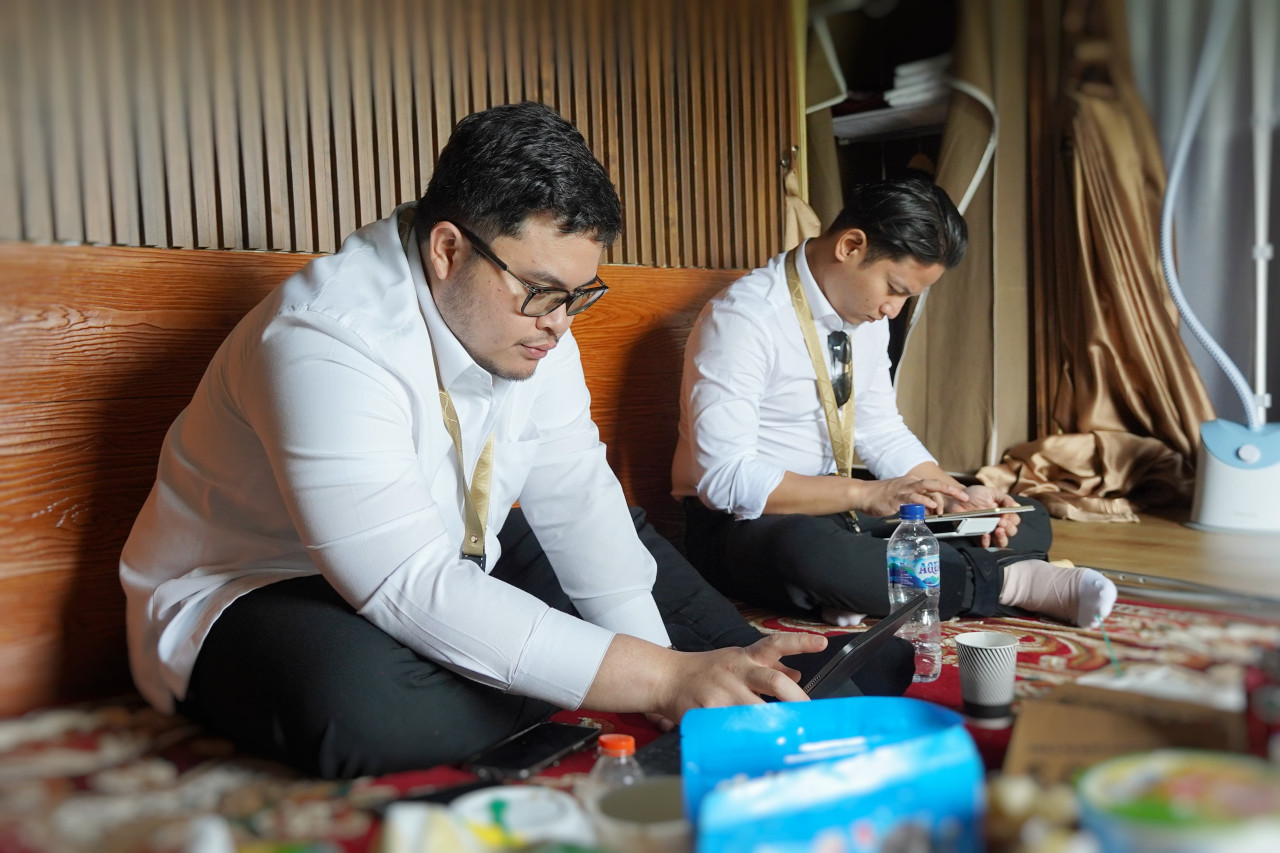 Mas Dhito saat mengikuti retret di Magelang. (Foto: Pemkab Kediri/jatimnow.com)