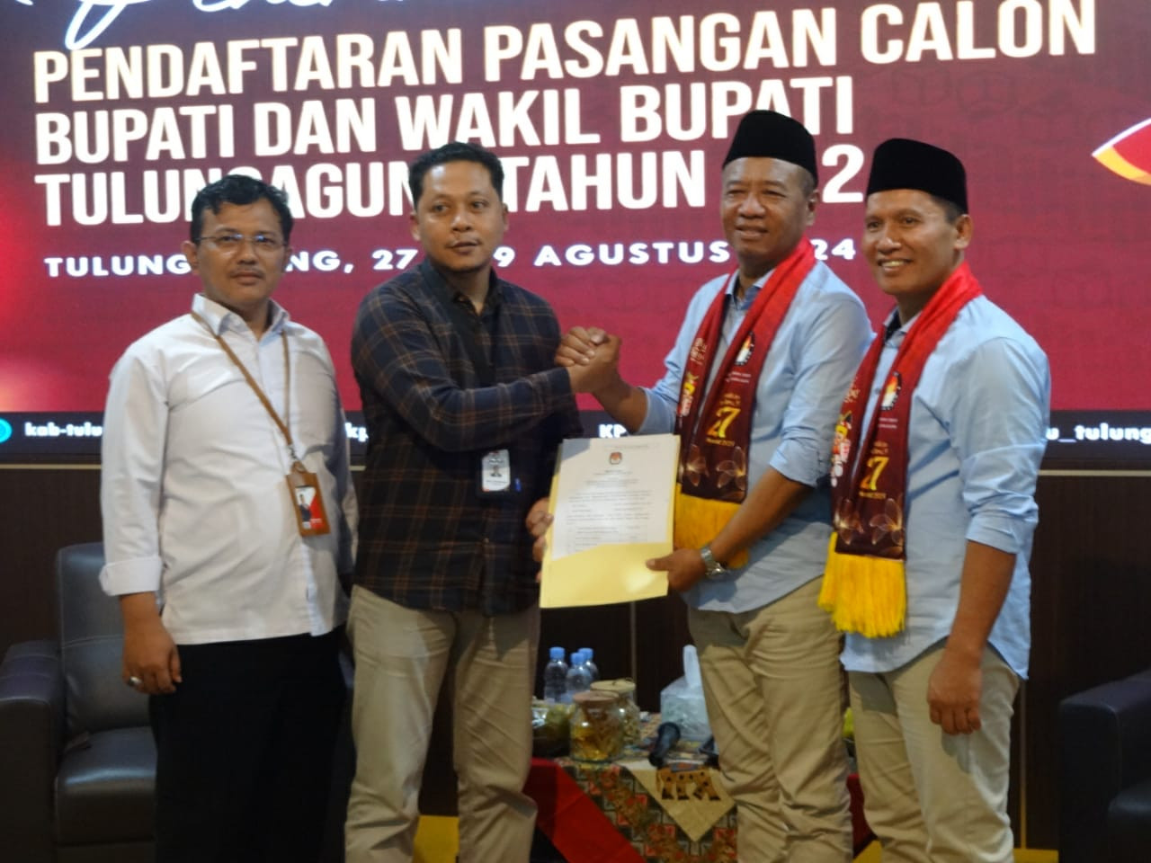 Gugatan Paslon 03 Dismissal, Pasangan Gabah Menangkan Pilbup Tulungagung