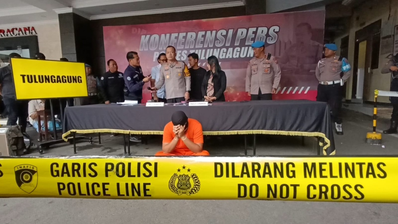 Polres Tulungagung Beber Motif Penggelapan Mobil Karyawan Kcunk Motor