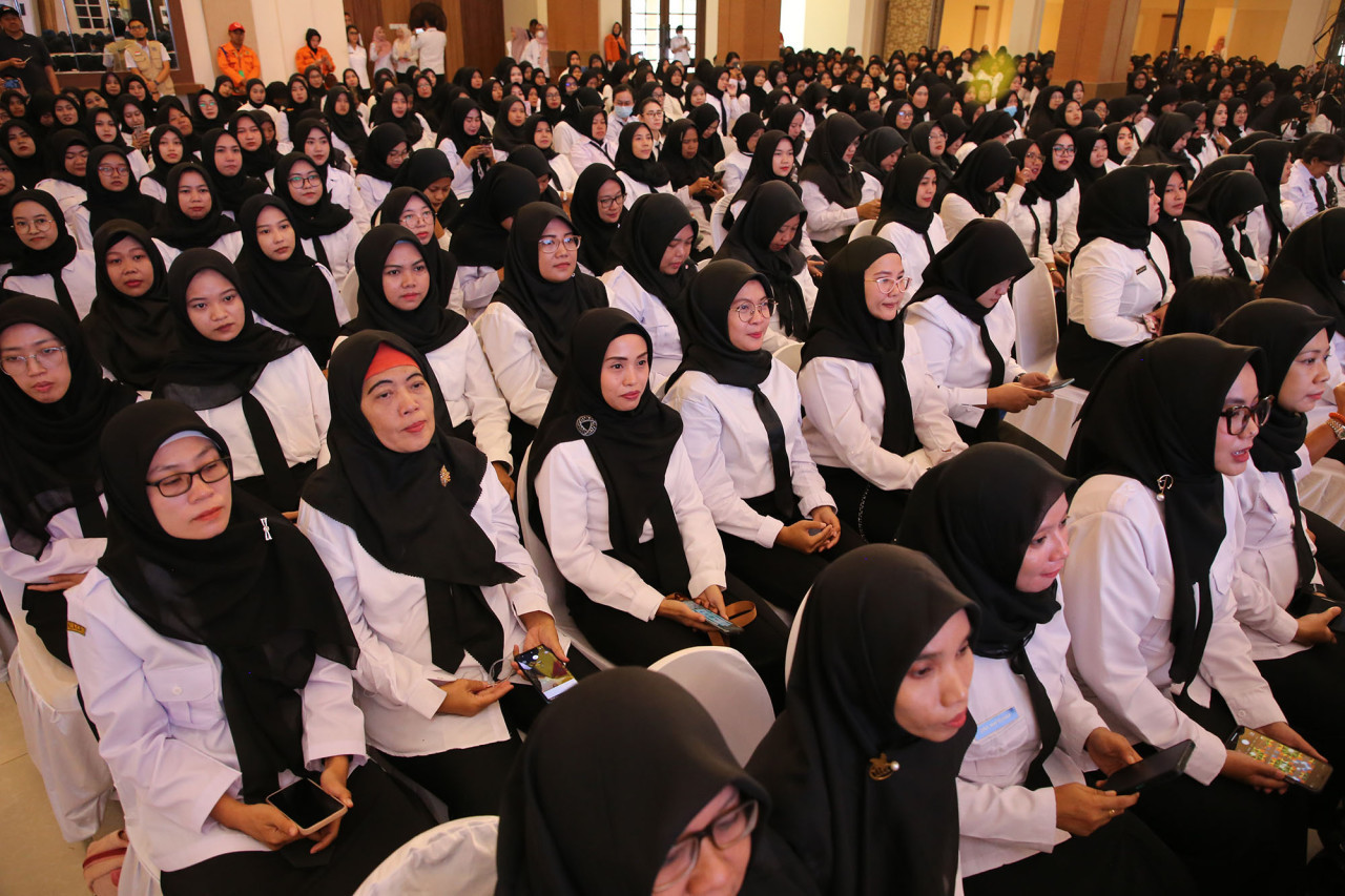 Ilustrasi Ratusan Tenaga Honorer (dok.jatimnow.com)