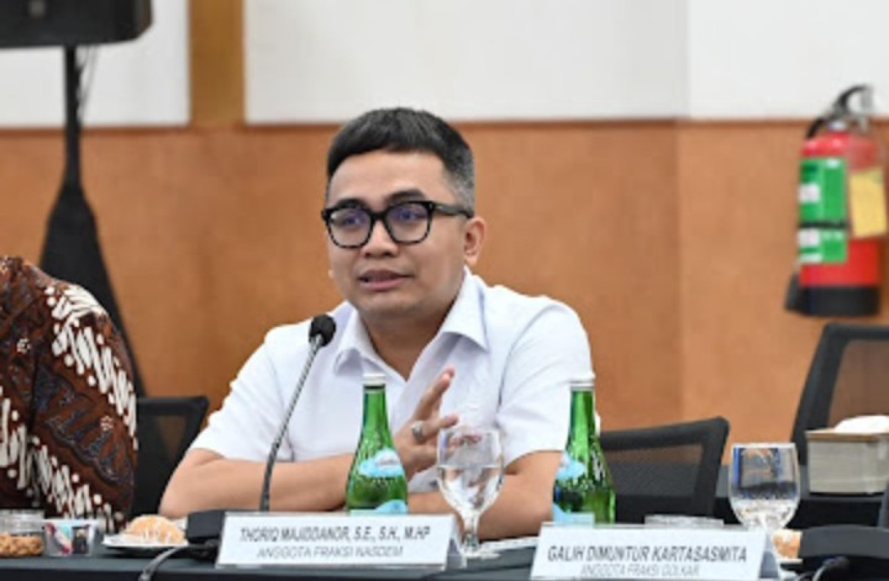 Anggota DPR RI Komisi XI dari Fraksi Nasdem Dapil X (Gresik-Lamongan), Thoriq Majjidanur. (Foto: Thoriq Majjidanur for jatimnow.com)