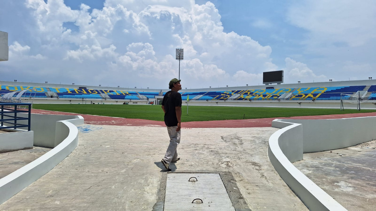 Tinjau Stadion Surajaya, DPRD Lamongan Siapkan Skema Anggaran Pemeliharaan