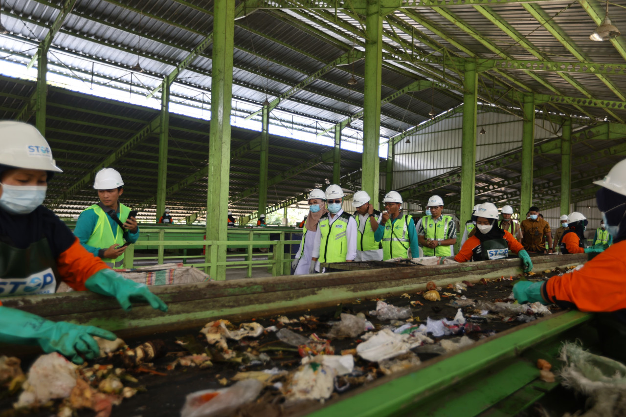 Tempat Pengolahan Sampah (TPS) di Desa Balak, Kecamatan Songgon. (Foto: Humas Pemkab Banyuwangi)