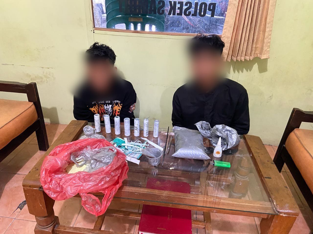 2 Pelajar di Ponorogo Diamankan Polisi usai Nyalakan Petasan