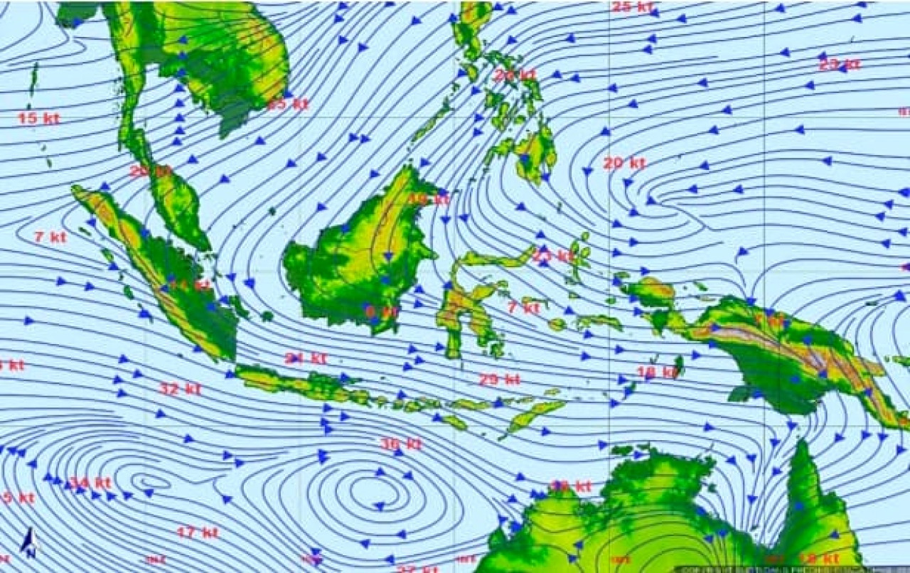 Ilustrasi cuaca burul. (Foto: BMKG Juanda)