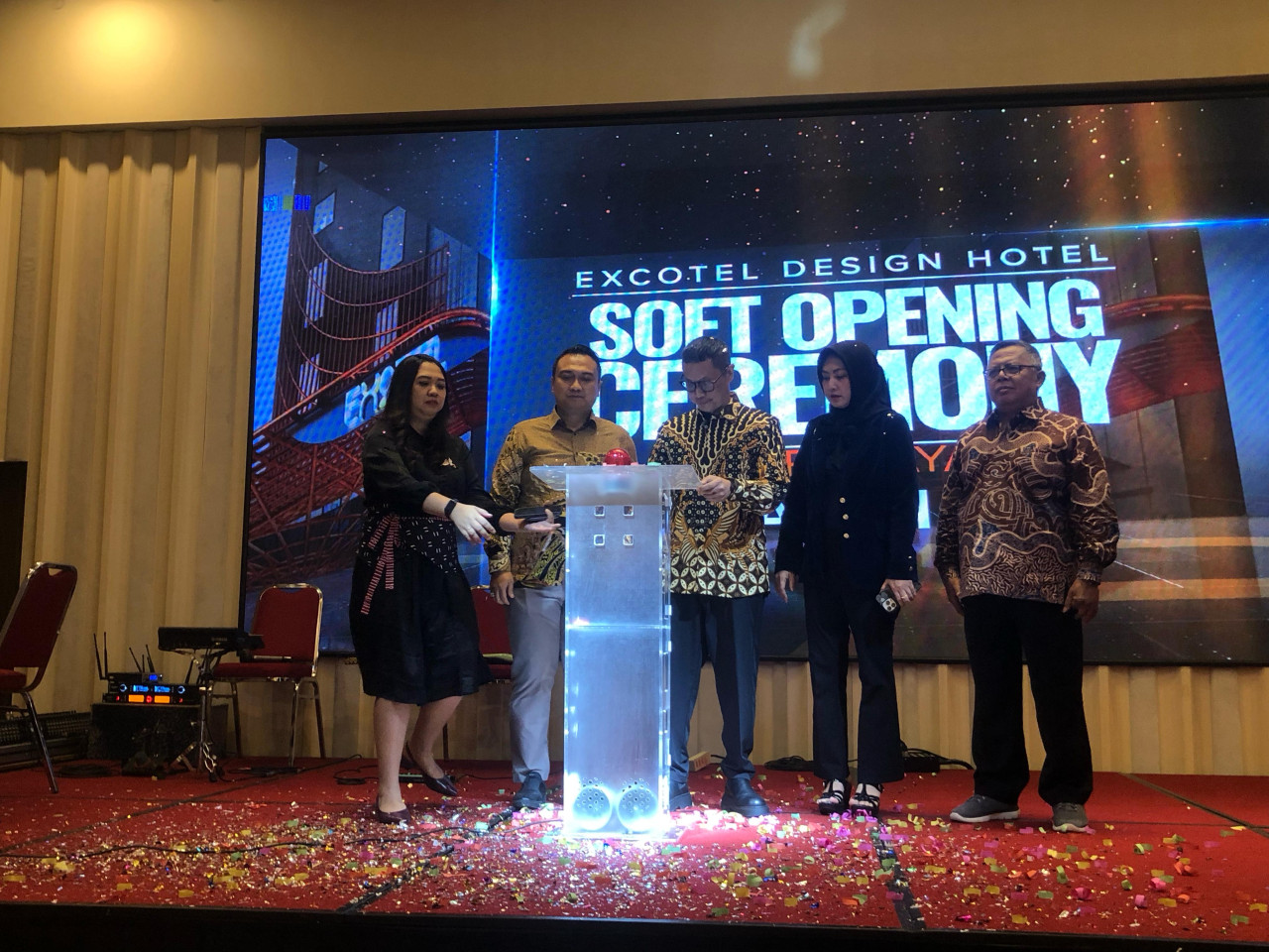 Soft opening Excotel Design Hotel Surabaya. (Foto: Rizky/jatimnow.com)