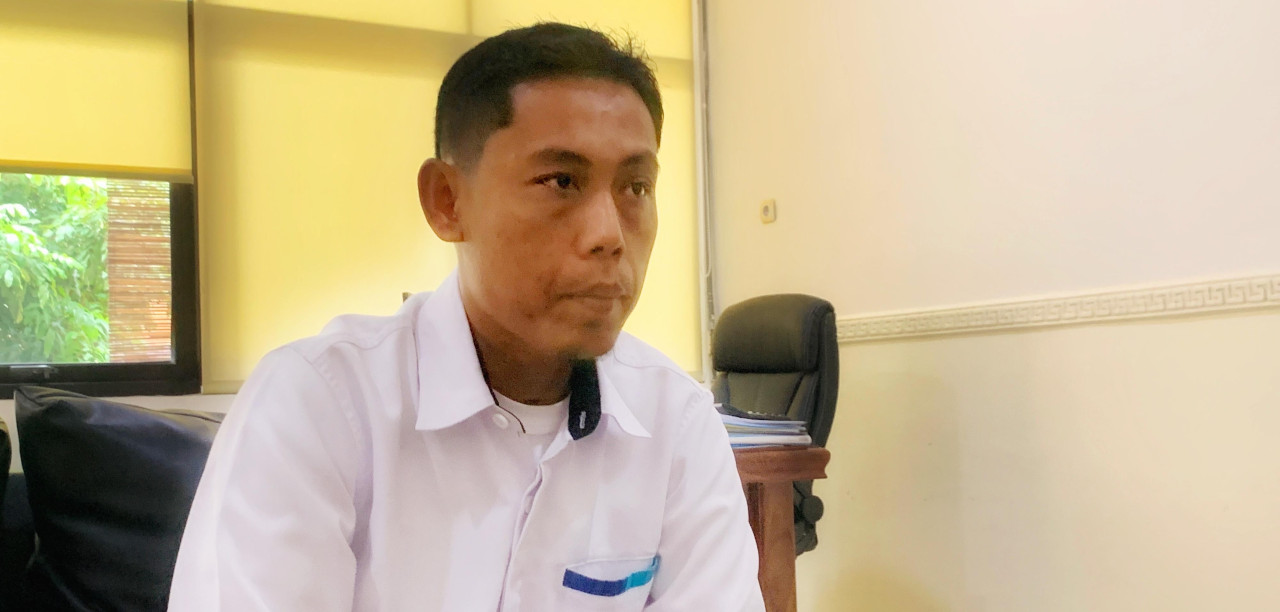 Pemimpin Cabang Perum Bulog Ponorogo, Budiwan Susanto (Foto: Ahmad Fauzani/jatimnow.com)