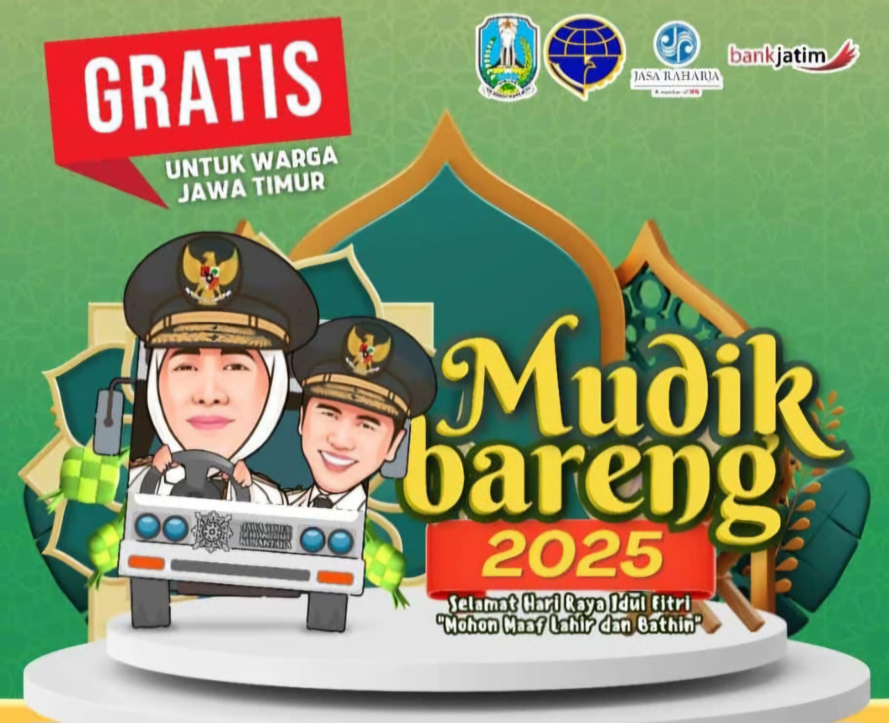 Jadwal dan Rute Mudik Gratis Pemprov Jatim 2025, Dari Jalur Darat hingga Laut
