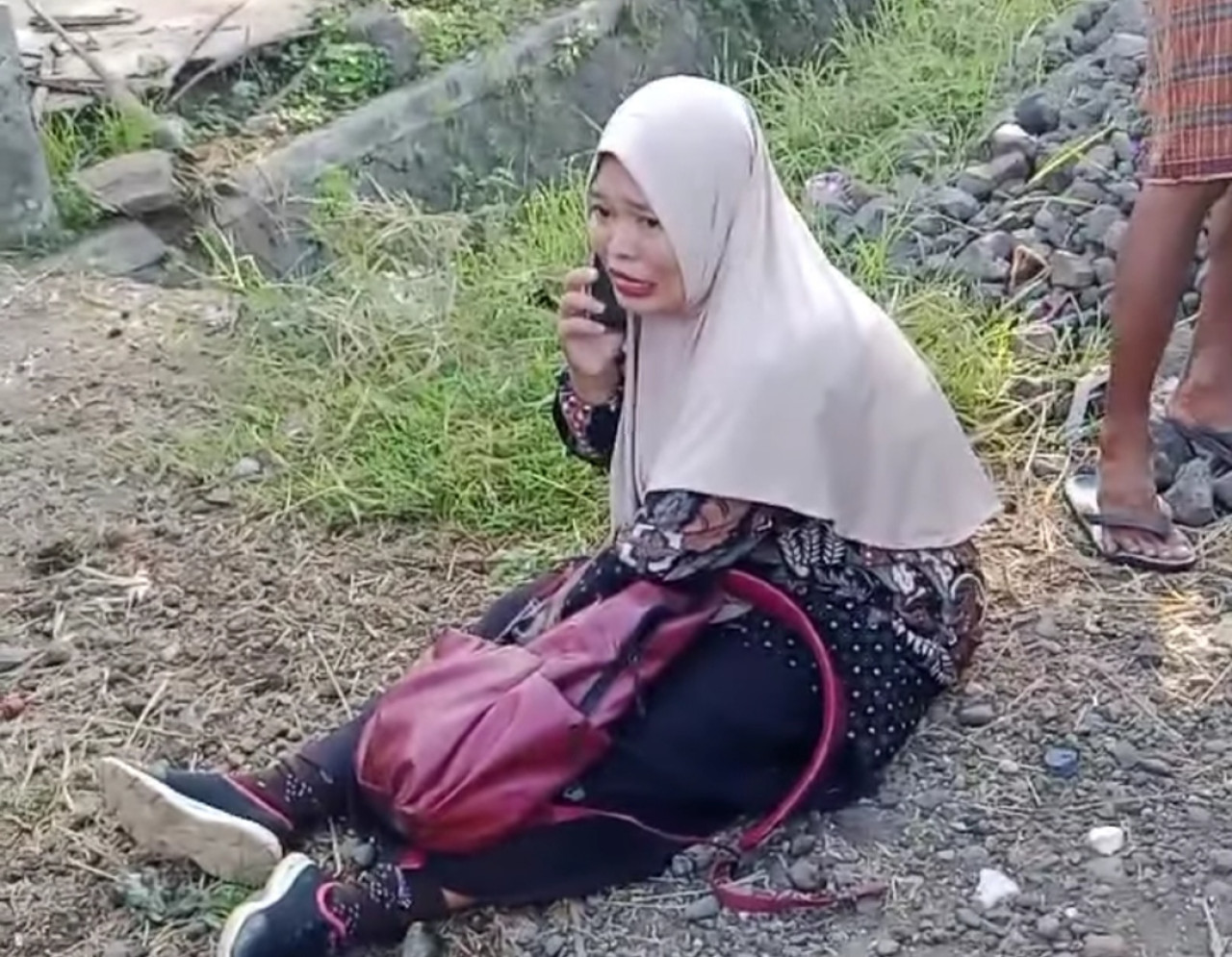 Korban pencurian motor dan uang yang viral. (Foto: tangkapan layar medsos)