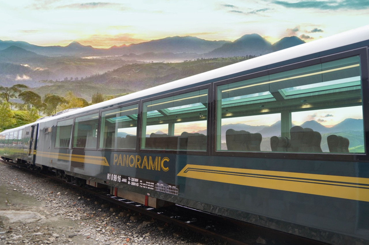 Kereta Panoramic kembali beroperasi saat angkutan lebaran 2025. (Foto-foto: Humas Daop 9 Jember)