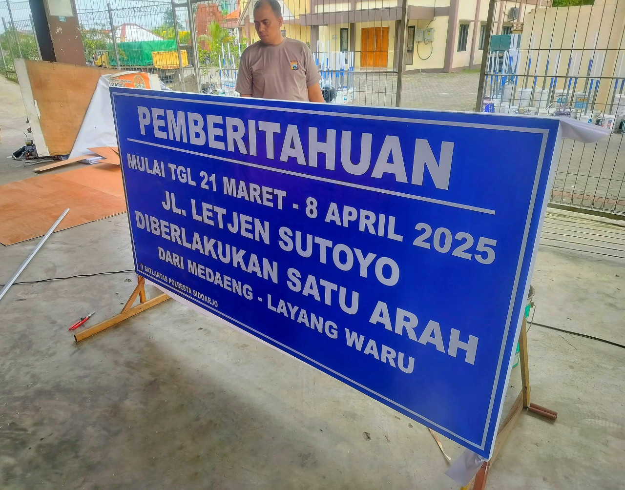 Polresta Sidoarjo Rekayasa Lalin di Area Terminal Purabaya jelang Mudik Lebaran