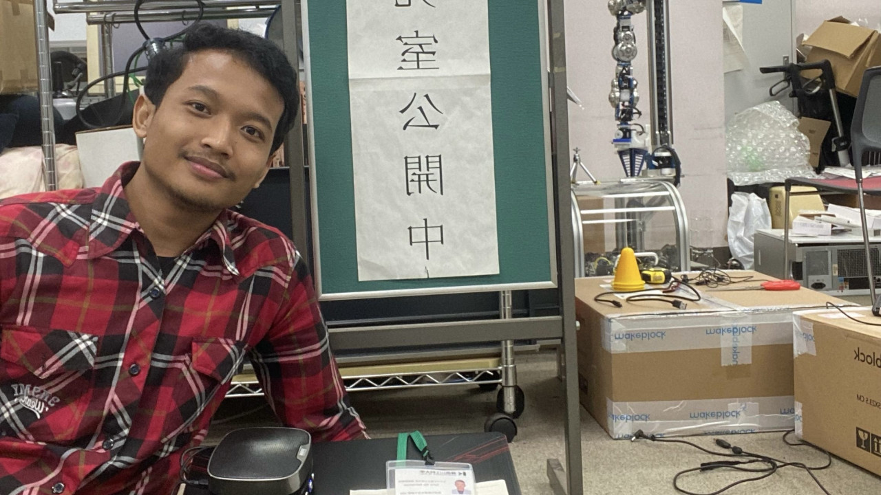 Potret Ody saat melakukan riset di Jepang. (dok. Pribadi)