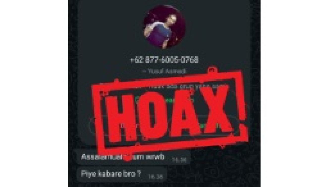 Nomor WA Palsu Camat Taman Kota Madiun Cari Mangsa