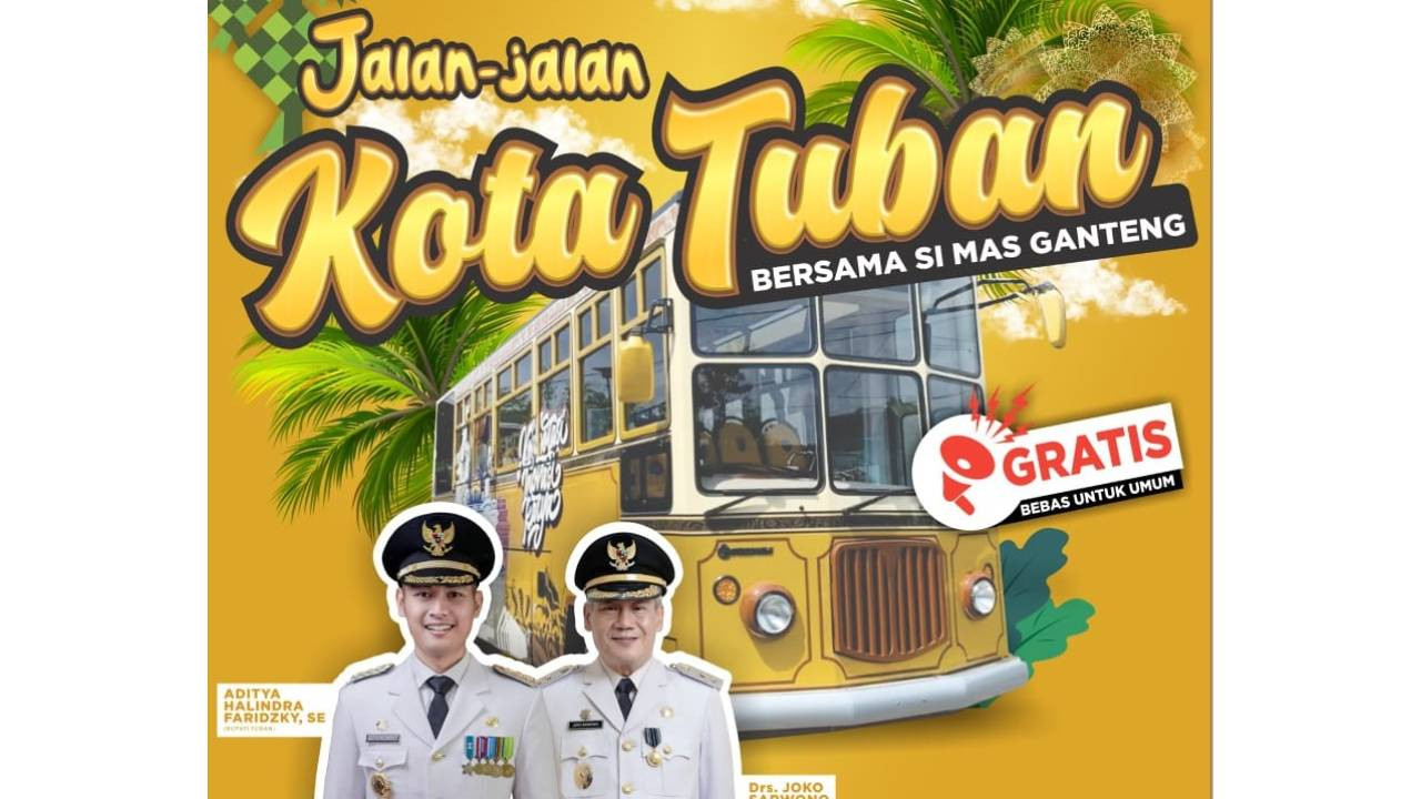 Program wisata gratis keliling Kota Tuban. (Foto: Kominfo Pemkab Tuban for jatimnow.com)