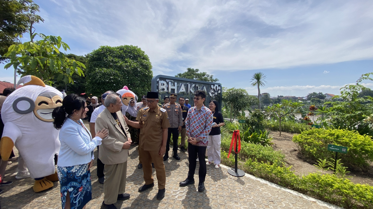 Peresmian Bhakta Health Park di Kediri. (Foto: Yanuar Dedy/jatimnow.com)